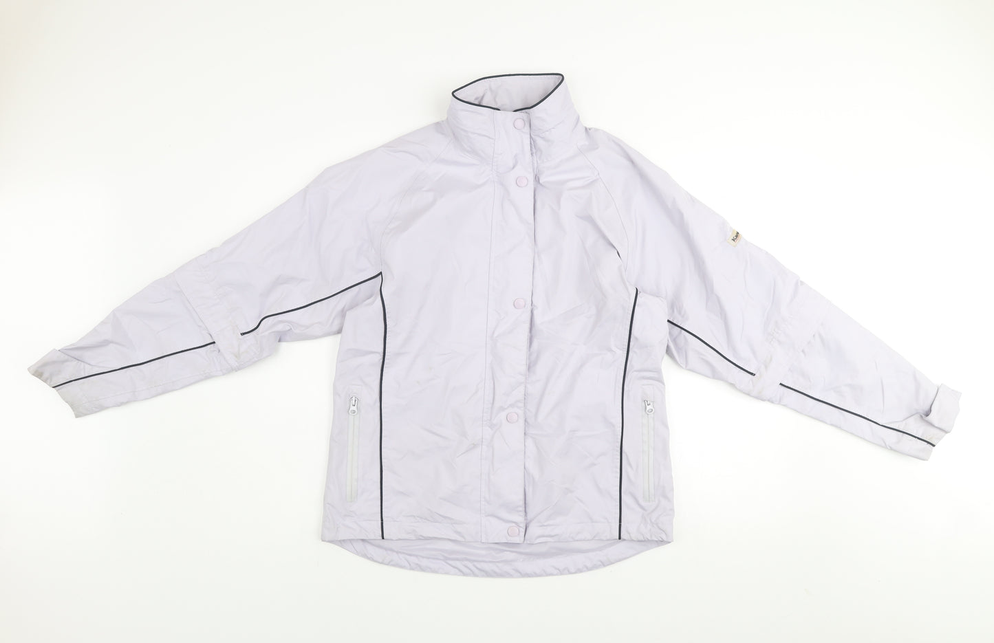 Kartel Mens White Windbreaker Jacket S Lightweight Waterproof