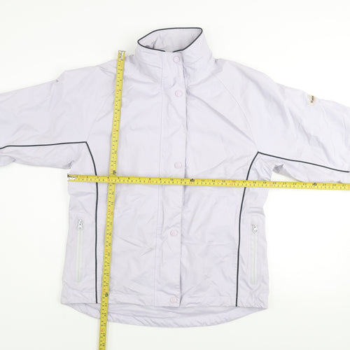 Kartel Mens White Windbreaker Jacket S Lightweight Waterproof