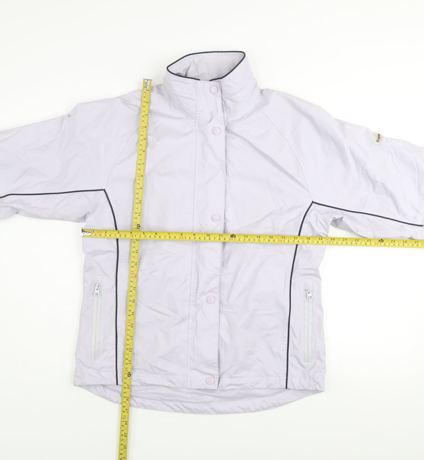 Kartel Mens White Windbreaker Jacket S Lightweight Waterproof
