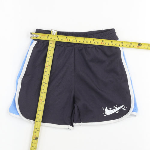 Nike Boys Black Athletic Mesh Shorts 2-3 Years Lightweight Sportswear