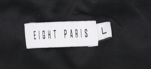 Eight Paris Women's Black L Camisole Tank Top