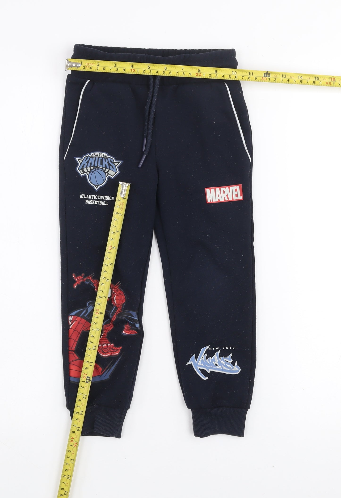 Marvel Boys Blue Spider-Man NBA Joggers 3 Years Fleece Sweatpants