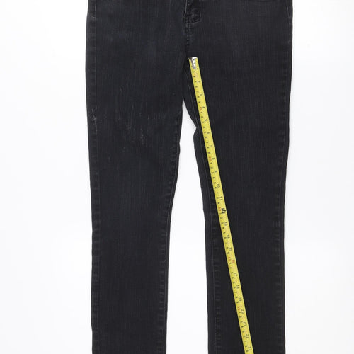 Dunnes Women’s Black Skinny Jeans Size 12 Slim Fit Denim
