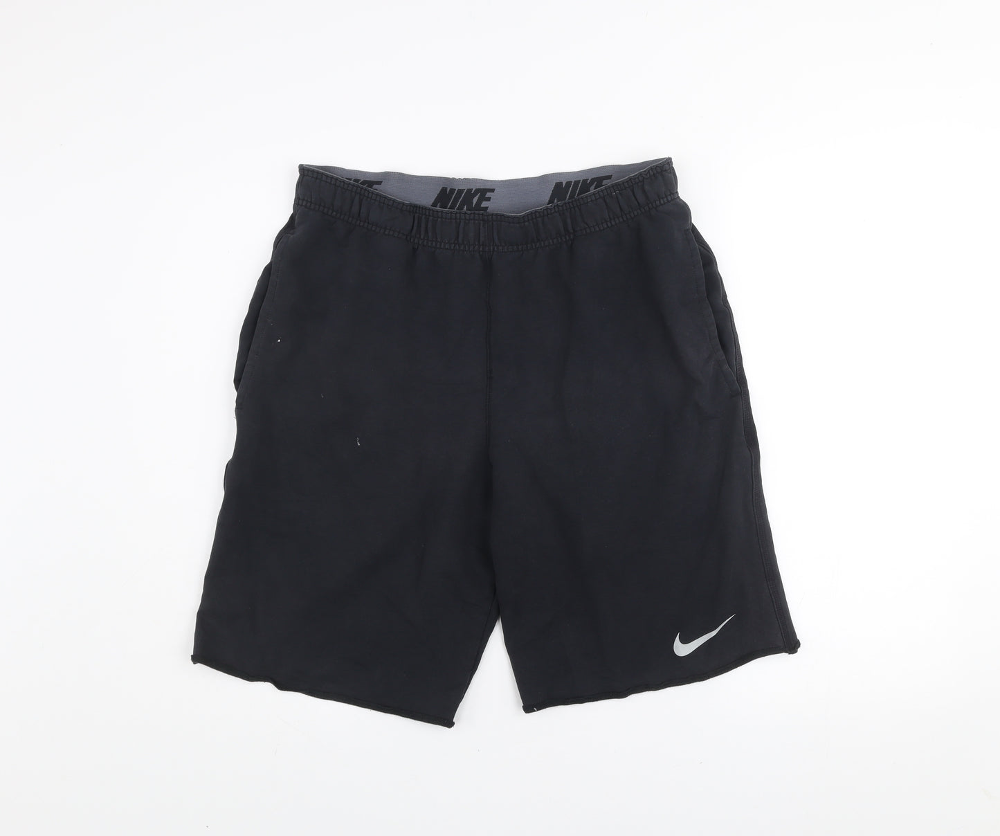 Nike Men's Black Small Dri-FIT Athletic Shorts with Elastic Waist