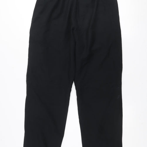 Nike Men's Black Dri-FIT Track Pants M Regular Fit Breathable Sportswear