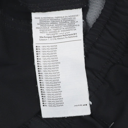 Nike Men's Black Dri-FIT Track Pants M Regular Fit Breathable Sportswear