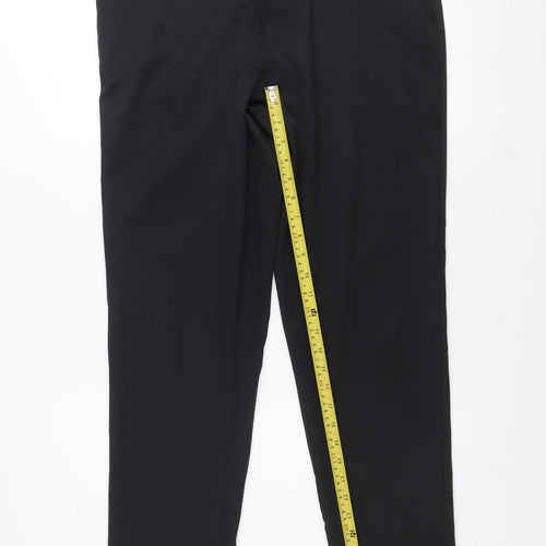 Slazenger Mens Black 34W 33L Track Pants Activewear Trousers
