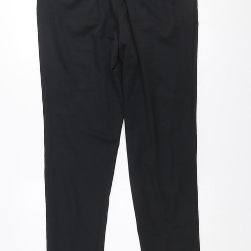 Slazenger Mens Black 34W 33L Track Pants Activewear Trousers