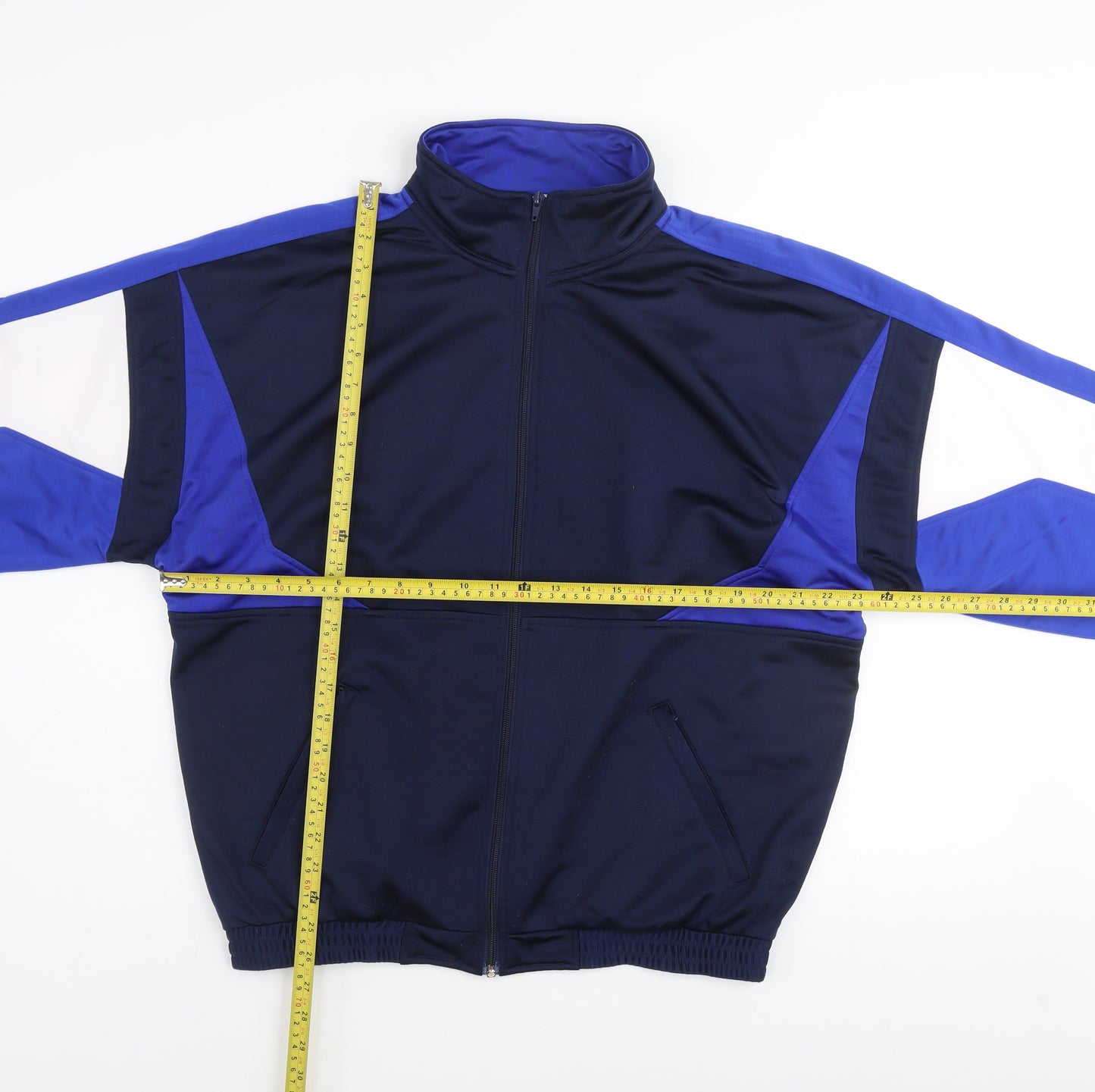 Total Sport Men's Blue Full Zip Lightweight Track Jacket Size M