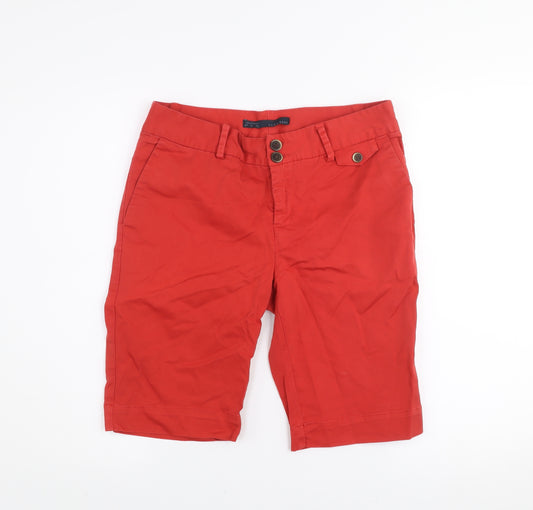 Zara Basic Men's Red Chino Shorts M Casual Summer Cotton
