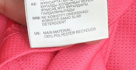 Adidas Womens Pink Climalite Short Sleeve Active T-Shirt Size S