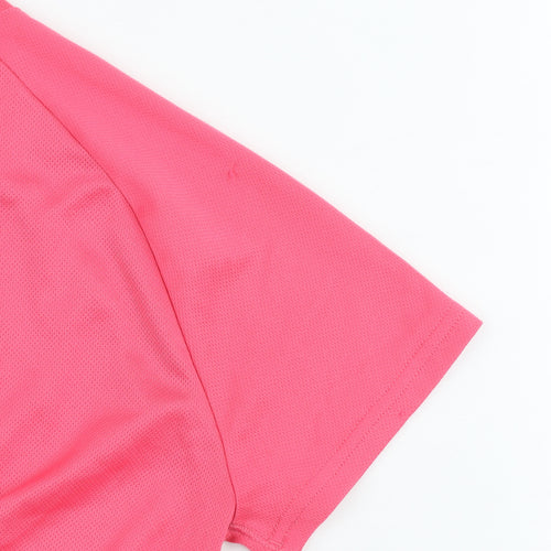 Adidas Womens Pink Climalite Short Sleeve Active T-Shirt Size S