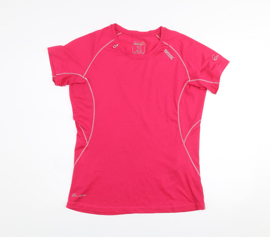 Regatta Women’s Pink Size 14 Activewear T-Shirt Quick Dry Top