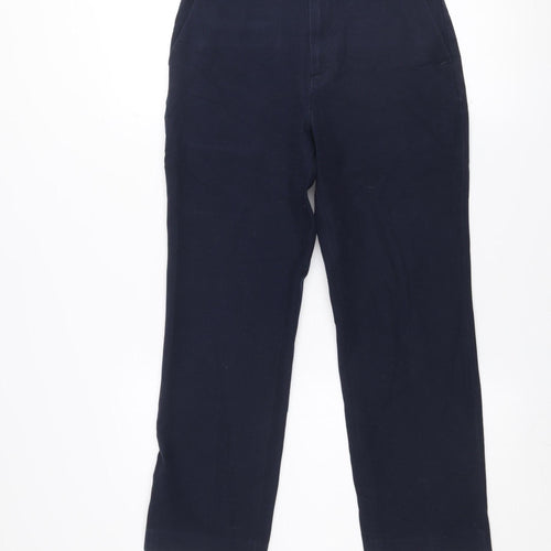 Uniqlo Men's Blue Slim Chino Trousers Size 2XS Cotton Blend
