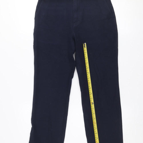Uniqlo Men's Blue Slim Chino Trousers Size 2XS Cotton Blend