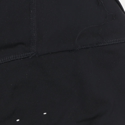 Calvin Klein Womens Black Capri Leggings M Gym Training Stretch
