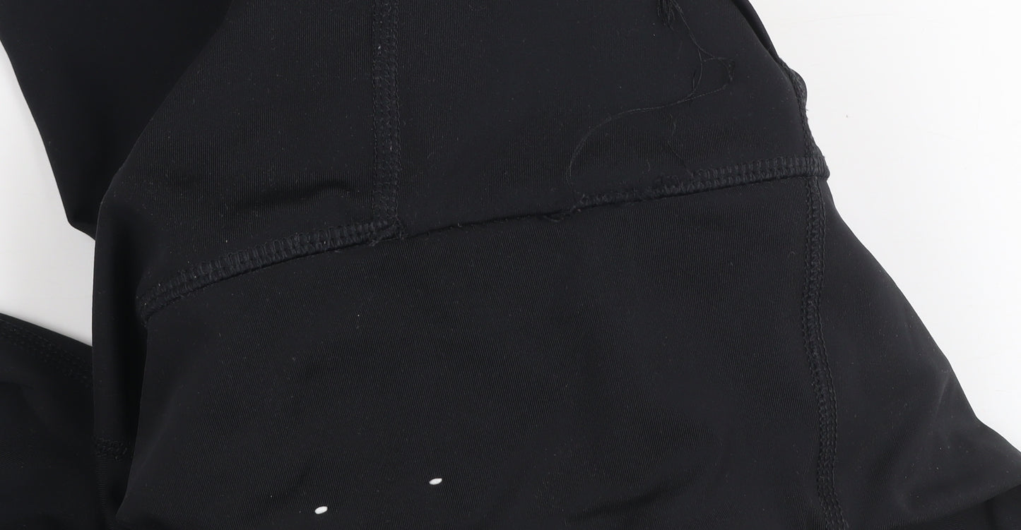 Calvin Klein Womens Black Capri Leggings M Gym Training Stretch