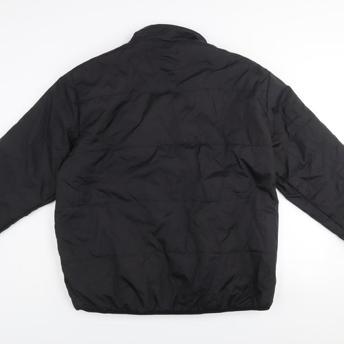 Free Country Men's Black XL Puffer Jacket Full Zip Polyester Winter Coat