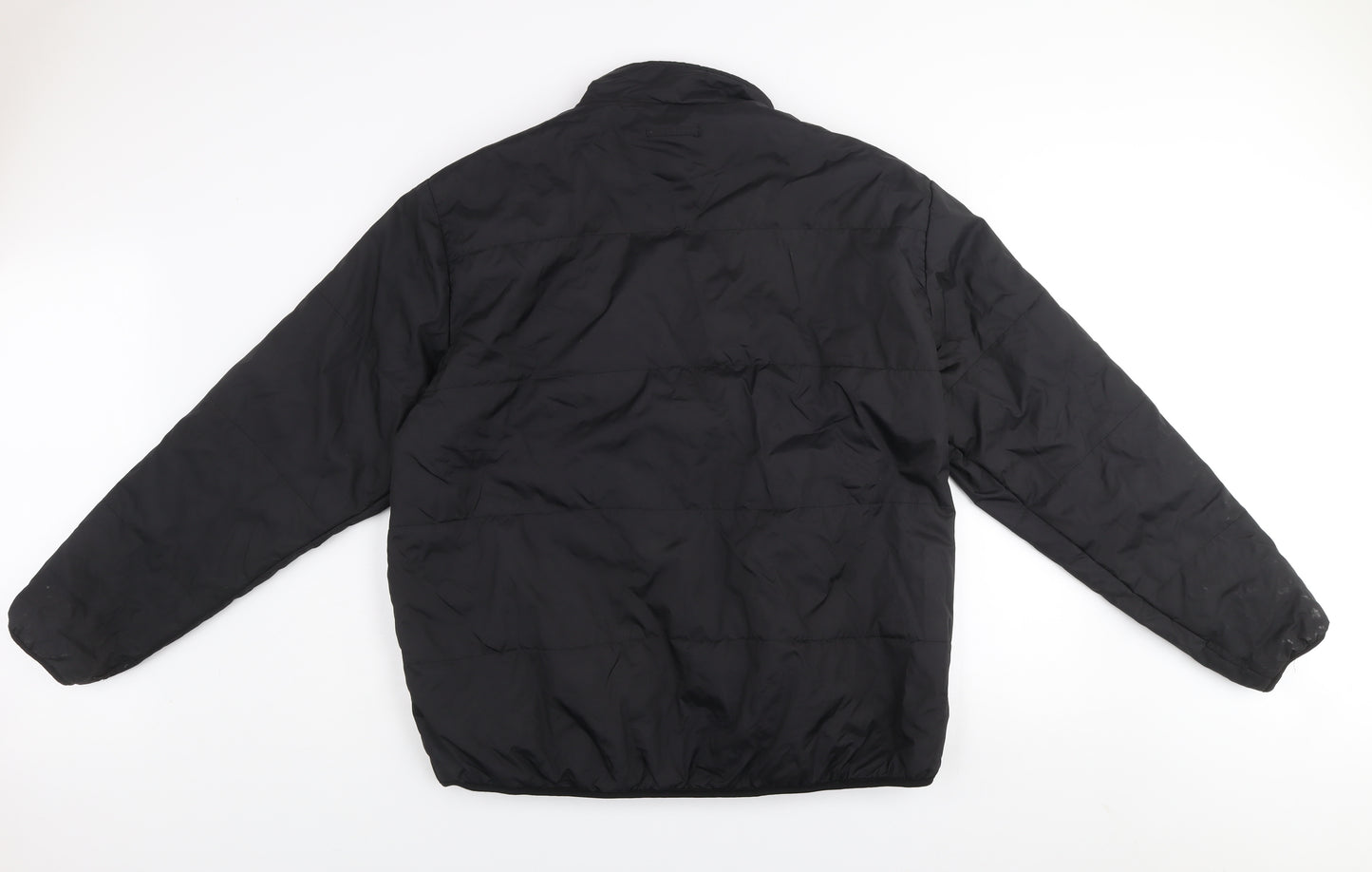 Free Country Men's Black XL Puffer Jacket Full Zip Polyester Winter Coat