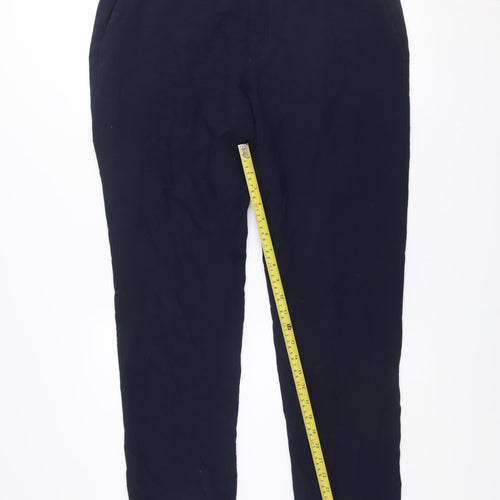6th Sense Men’s Blue Chino Trousers 36R Regular Fit Cotton Blend