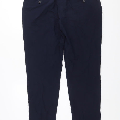 6th Sense Men’s Blue Chino Trousers 36R Regular Fit Cotton Blend