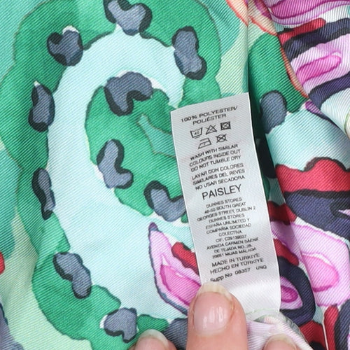 Gallery Women’s Multicoloured Paisley Midi A-Line Dress Size 14