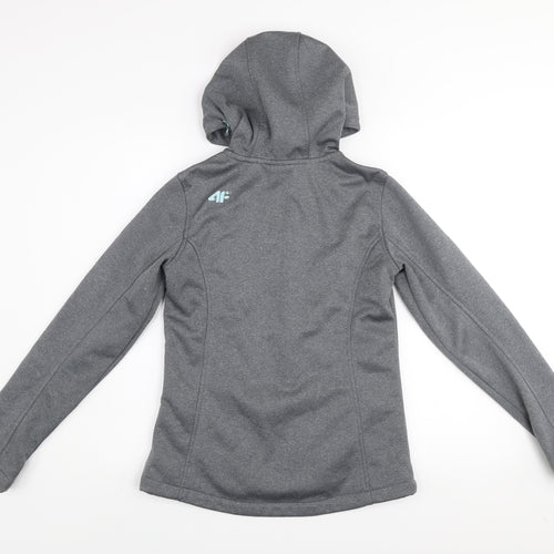 4F Womens Grey Hooded Softshell Jacket XS