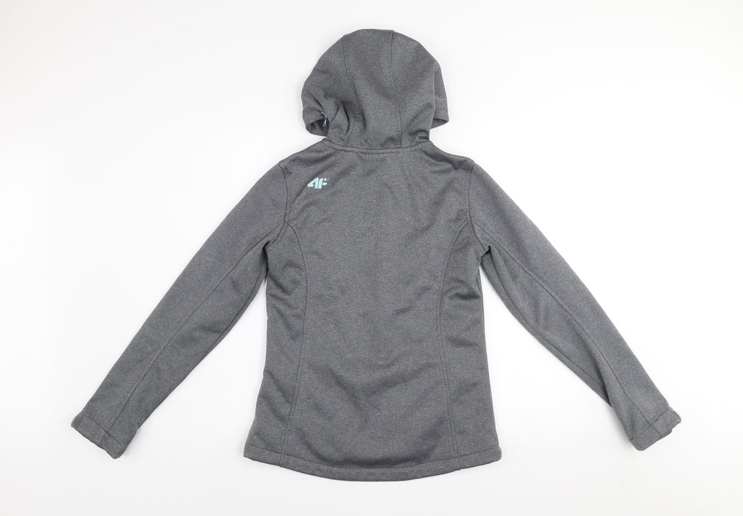 4F Womens Grey Hooded Softshell Jacket XS