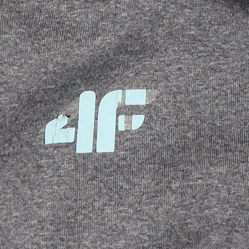 4F Womens Grey Hooded Softshell Jacket XS