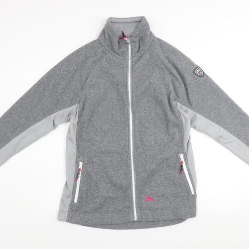 Trespass Women’s Grey Fleece Full Zip Jacket XL Outdoor Casual