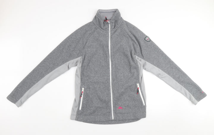 Trespass Women’s Grey Fleece Full Zip Jacket XL Outdoor Casual