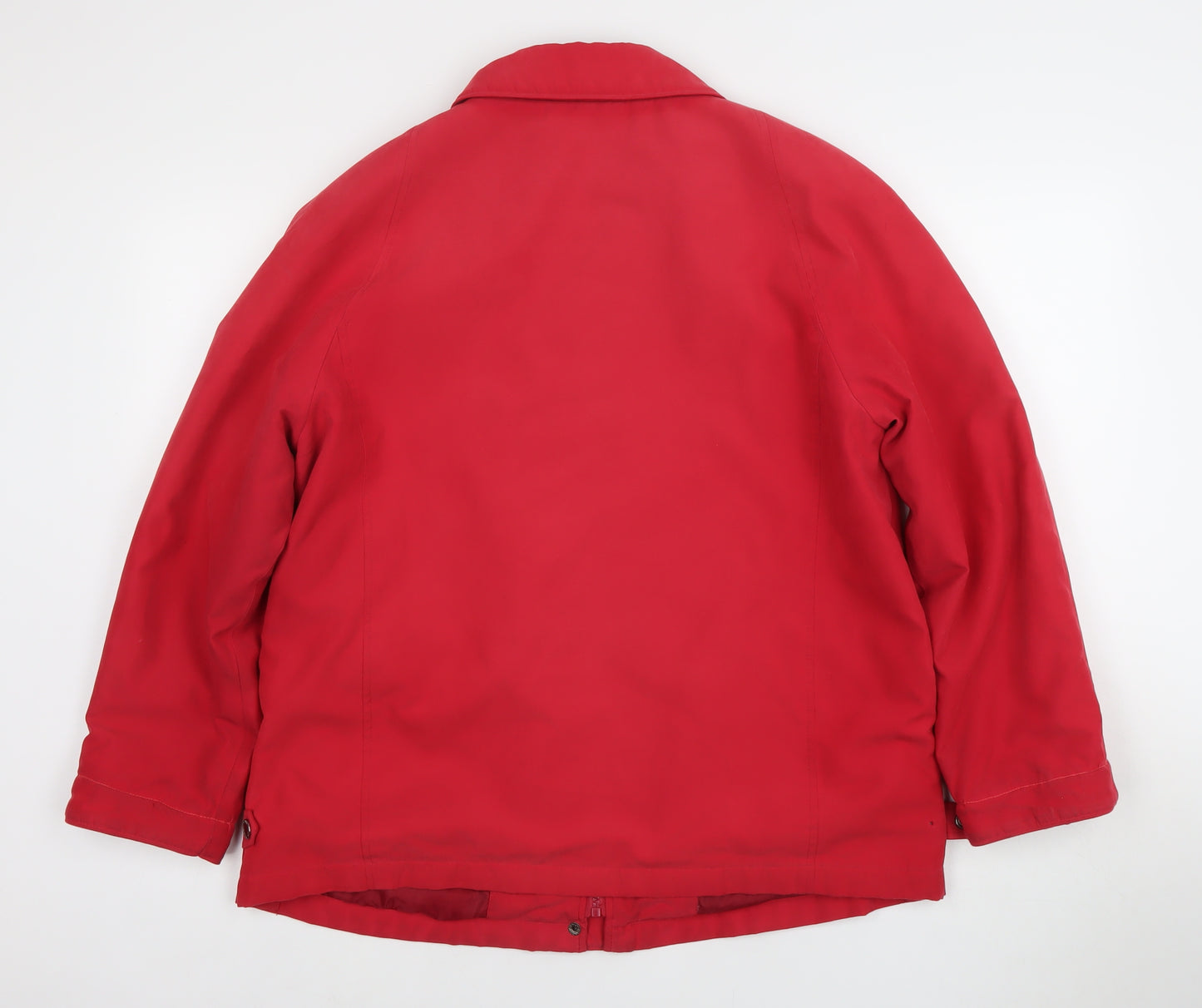 Dannimac Women Red L Mid-Length Rain Coat Jacket