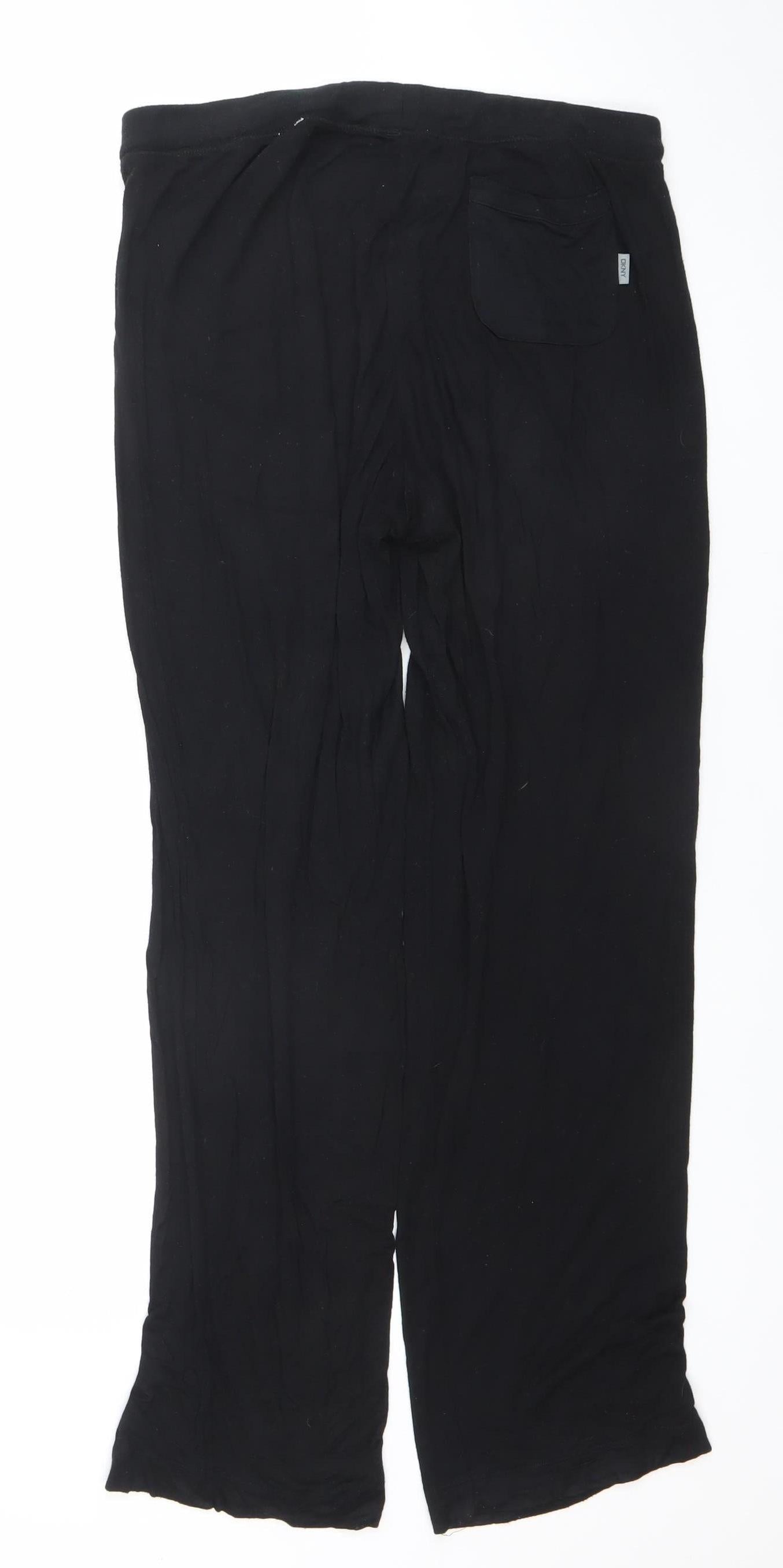 DKNY Womens Black Medium Jogger Activewear Trousers