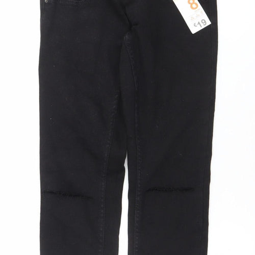 Denim & Co. Women's Black Maternity Jegging Jeans Size 8 High Rise