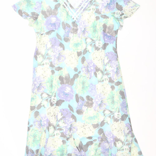 Debenhams Women’s Multicoloured Floral Shift Dress Size 16