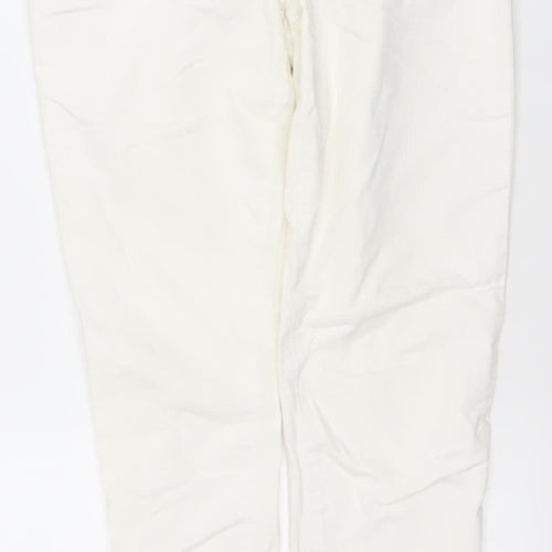 Denim Co. Women's White Skinny Jeans Size 10 Stretch Cotton