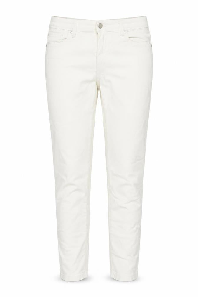 Denim Co. Women's White Skinny Jeans Size 10 Stretch Cotton
