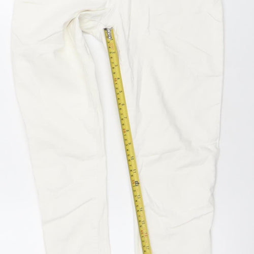Denim Co. Women's White Skinny Jeans Size 10 Stretch Cotton