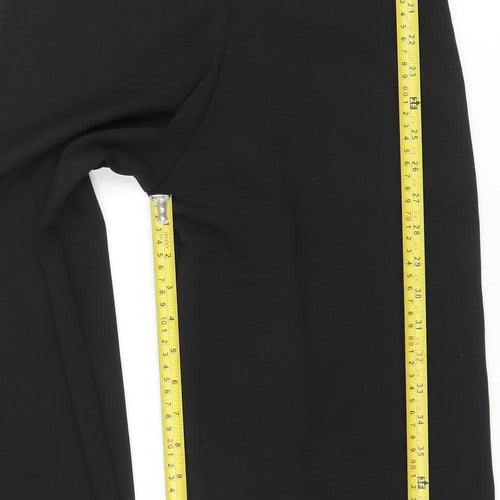 I Saw It First Women's Black One-Shoulder Long Sleeve Jumpsuit Size 8