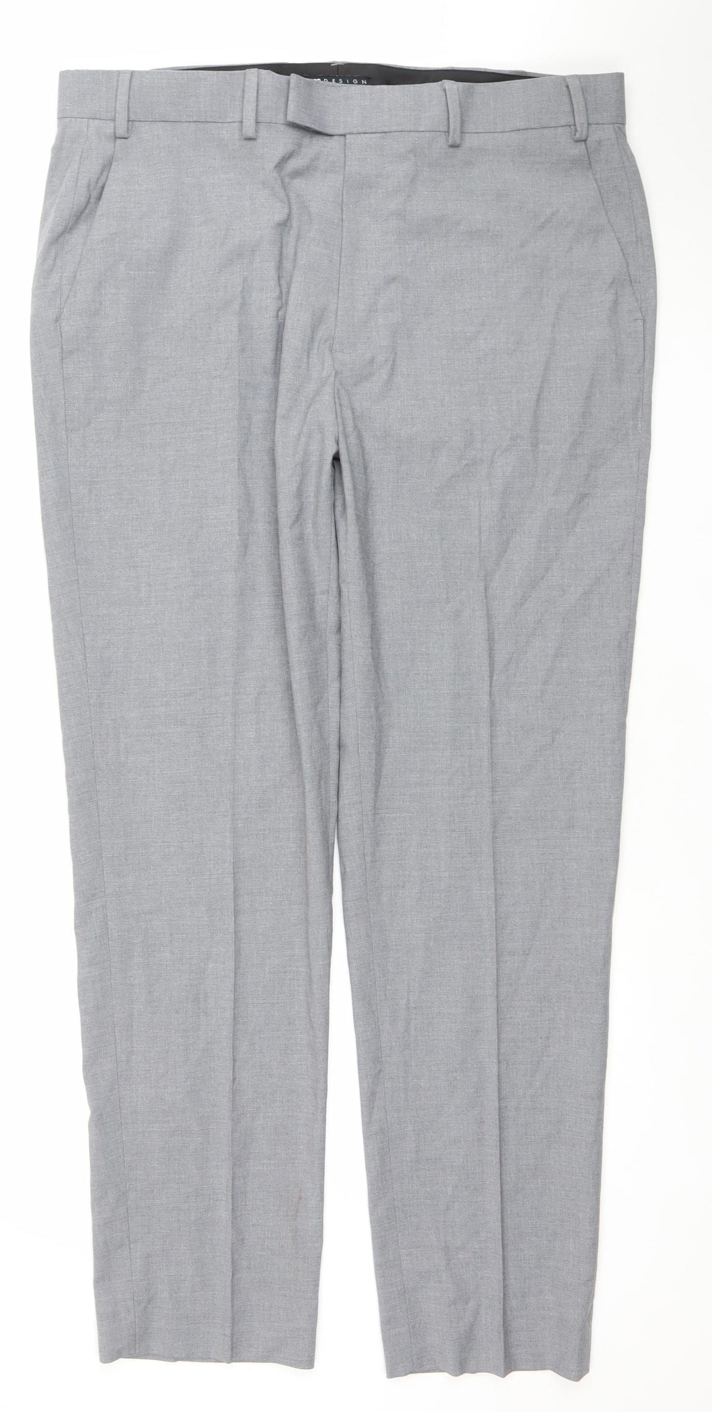 ASOS Design Men's Grey Slim Fit Smart Trousers W38 L32