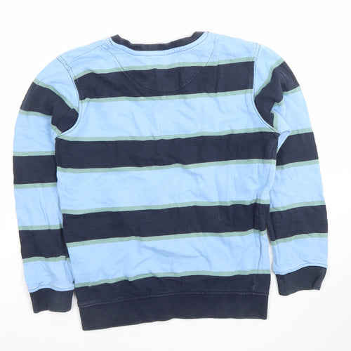 Ben Sherman Boys Blue Striped Pullover Sweatshirt 10-11 Years