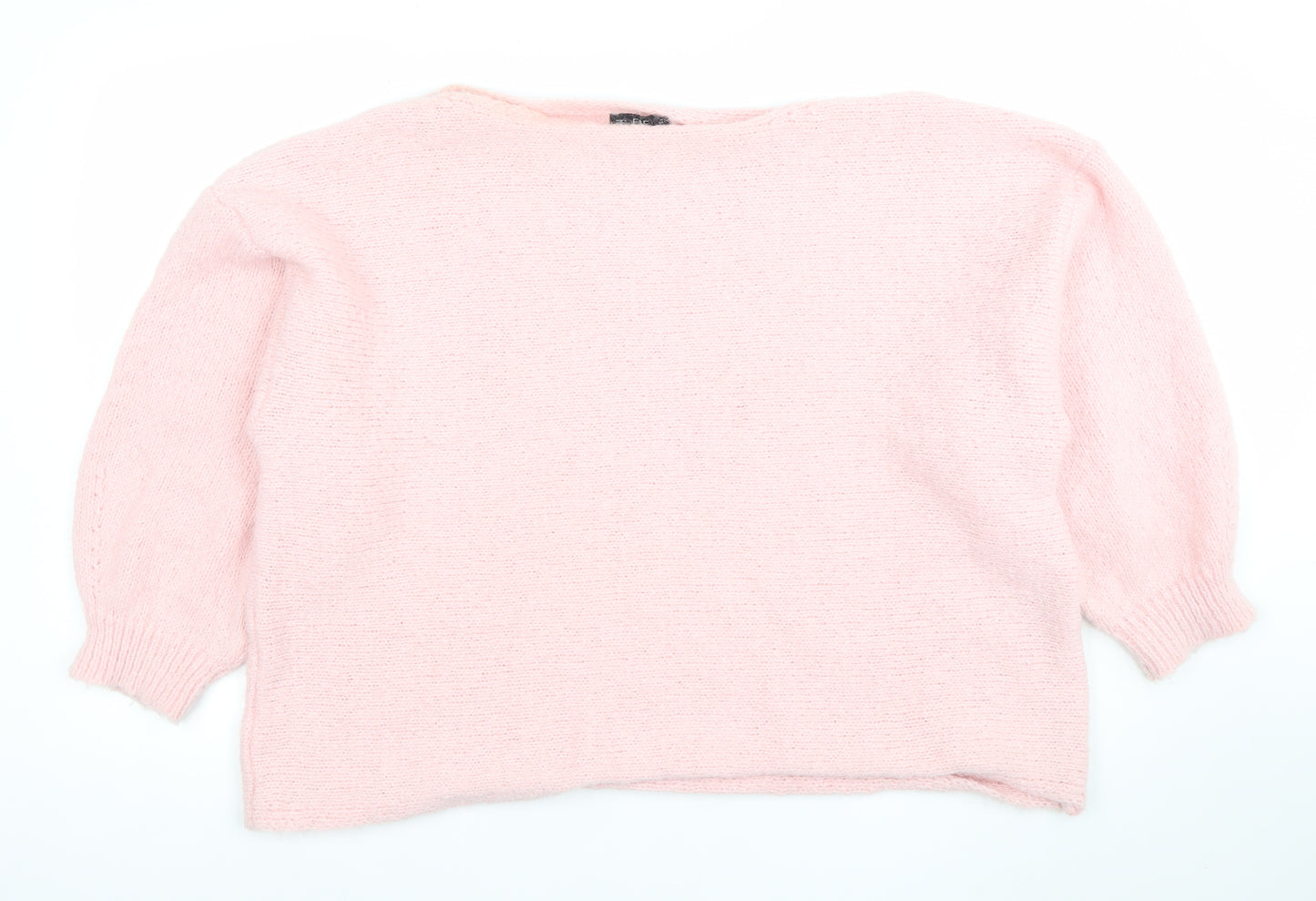Wallis Women's Pink Size 10 Pullover Jumper Knit Polyester
