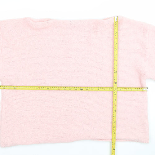 Wallis Women's Pink Size 10 Pullover Jumper Knit Polyester