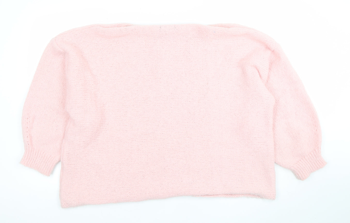 Wallis Women's Pink Size 10 Pullover Jumper Knit Polyester