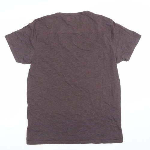 French Connection Men's Brown XL Cotton Jersey Crew Neck T-Shirt