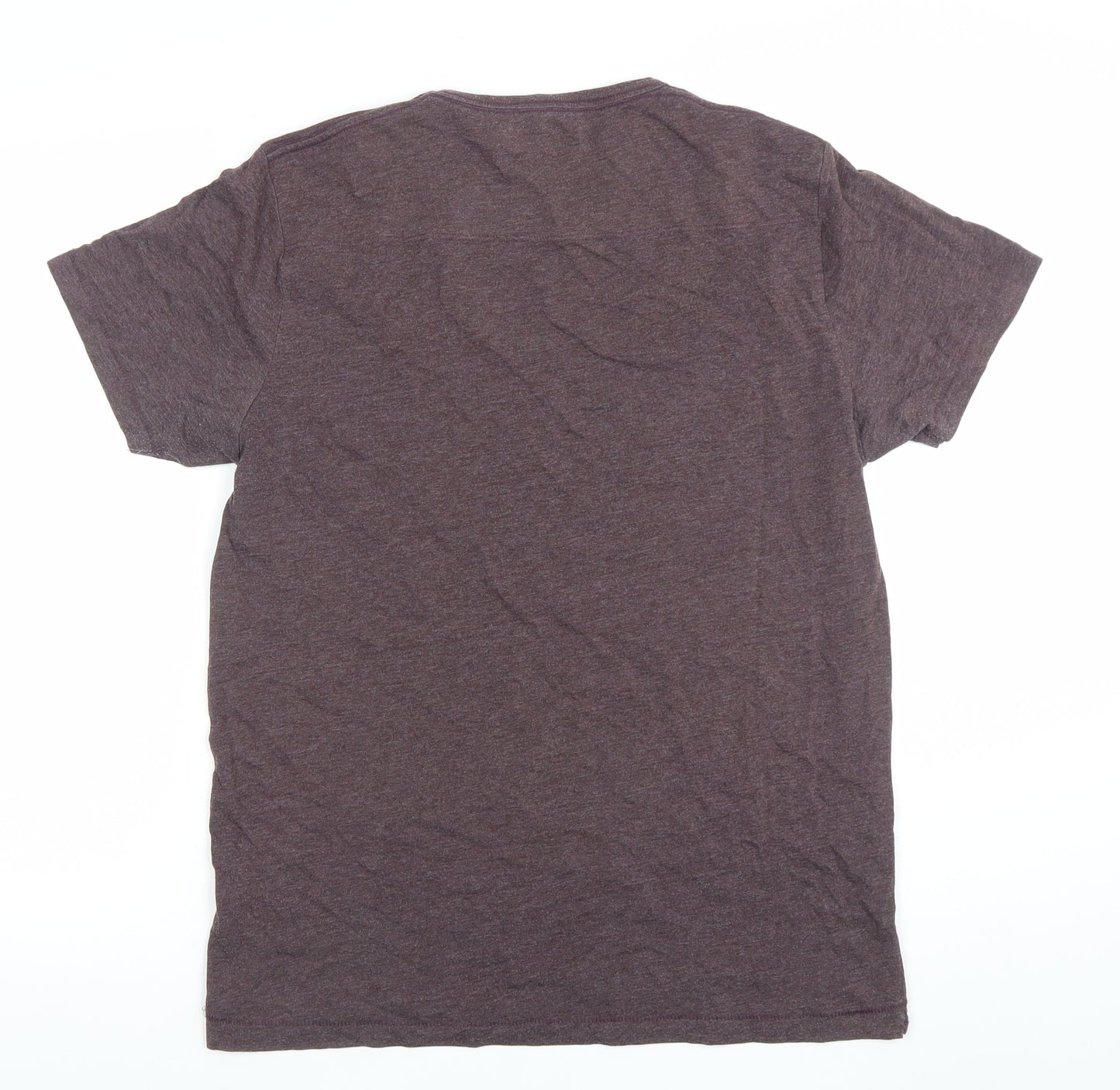French Connection Men's Brown XL Cotton Jersey Crew Neck T-Shirt
