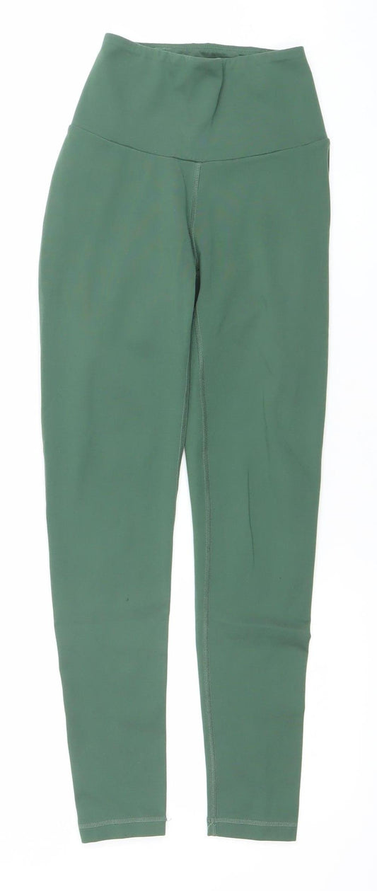 Adidas Women's Green XS Aeroknit Activewear Leggings