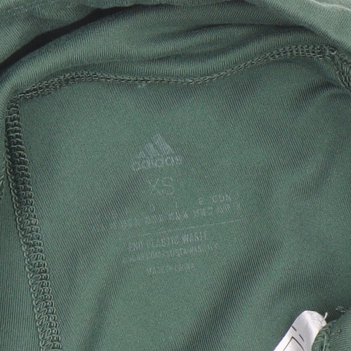 Adidas Women's Green XS Aeroknit Activewear Leggings