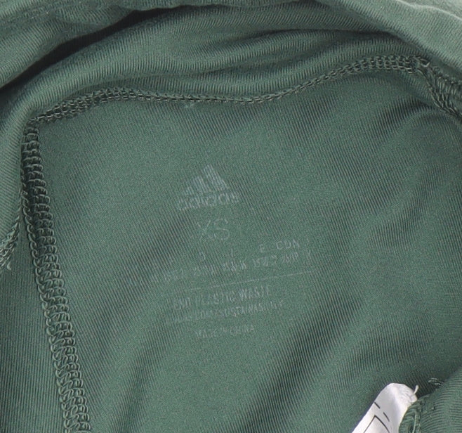 Adidas Women's Green XS Aeroknit Activewear Leggings