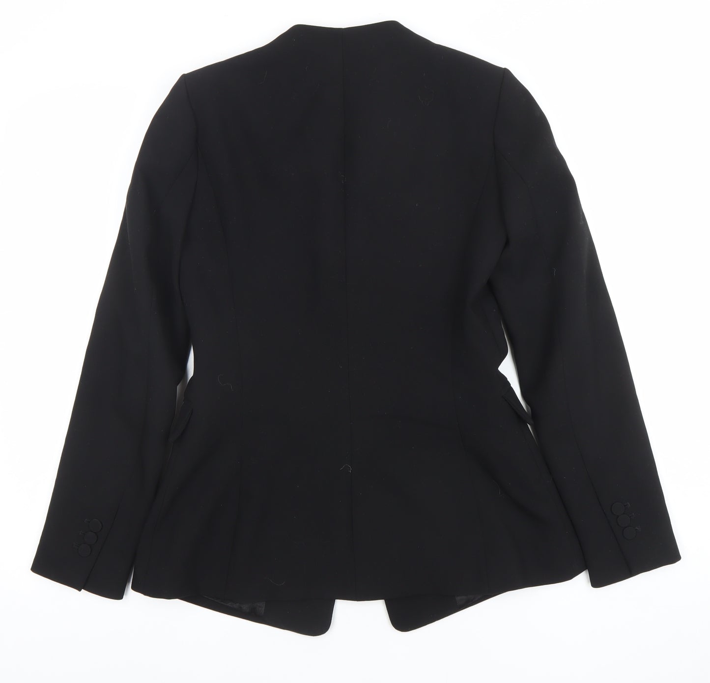 Zara Basic Women's Black Slim Fit Tailored Blazer Size S